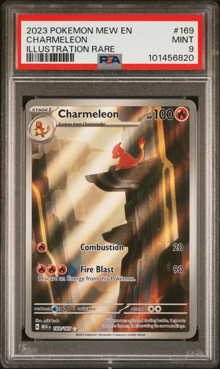 2023 POKEMON MEW EN - 151 169 CHARMELEON ILLUSTRATION RARE - PSA 9 by Poké Dubai on MYNTED
