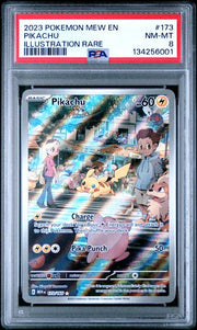 2023 POKEMON MEW EN - 151 173 PIKACHU ILLUSTRATION RARE PSA 8 by PsychTCG on MYNTED