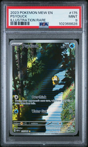 2023 POKEMON MEW EN - 151 175 PSYDUCK ILLUSTRATION RARE - PSA 9 by Poké Dubai on MYNTED