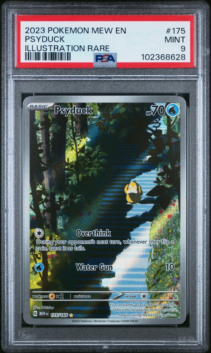 2023 POKEMON MEW EN - 151 175 PSYDUCK ILLUSTRATION RARE - PSA 9 by Poké Dubai on MYNTED
