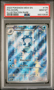 2023 POKEMON MEW EN - 151 176 POLIWHIRL ILLUSTRATION RARE - PSA 10 by Poké Dubai on MYNTED