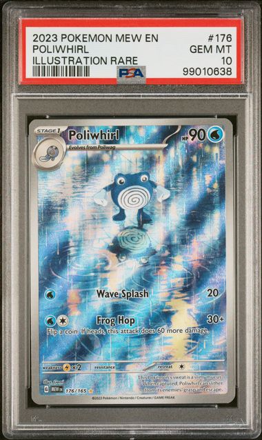 2023 POKEMON MEW EN - 151 176 POLIWHIRL ILLUSTRATION RARE - PSA 10 by Poké Dubai on MYNTED