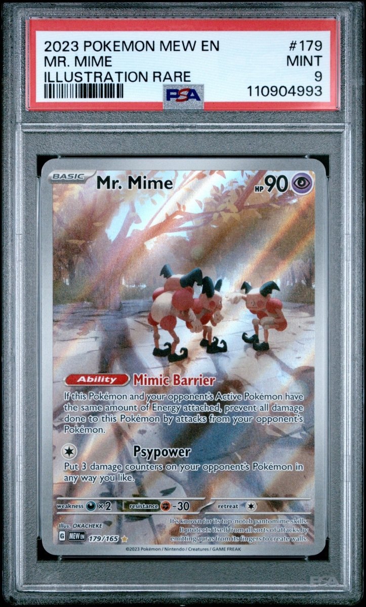 2023 POKEMON MEW EN - 151 179 MR. MIME ILLUSTRATION RARE - PSA 9 by Poké Dubai on MYNTED