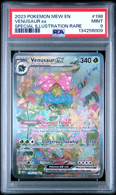 2023 POKEMON MEW EN - 151 198 VENUSAUR ex SPECIAL ILLUSTRATION RARE PSA 9 by PsychTCG on MYNTED