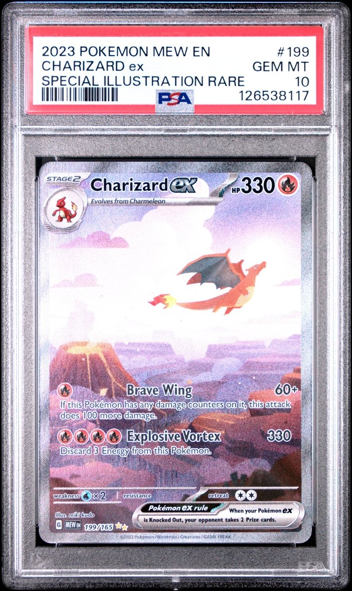 2023 POKEMON MEW EN - 151 199 CHARIZARD EX SPECIAL ILLUSTRATION RARE - PSA 10 by Poké Dubai on MYNTED