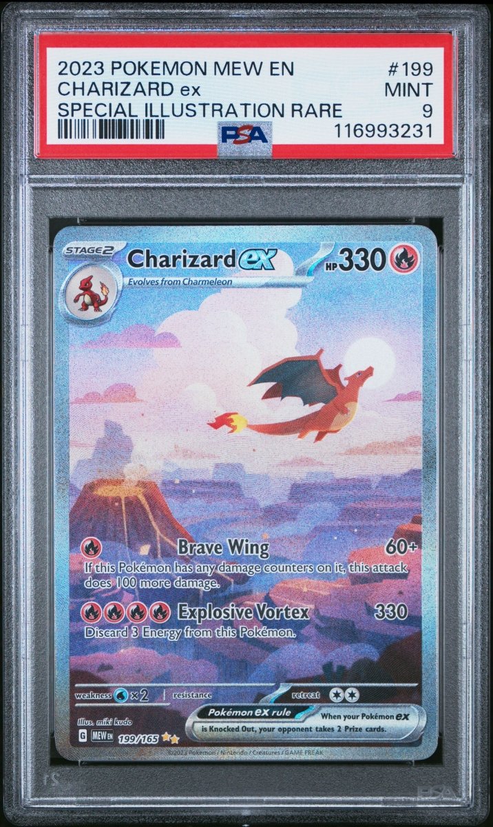 2023 POKEMON MEW EN - 151 199 CHARIZARD EX SPECIAL ILLUSTRATION RARE - PSA 9 by Poké Dubai on MYNTED