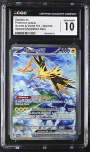 2023 POKEMON MEW EN - 151 202 ZAPDOS EX SPECIAL ILLUSTRATION RARE - CGC GEM MINT 10 by Poké Dubai on MYNTED