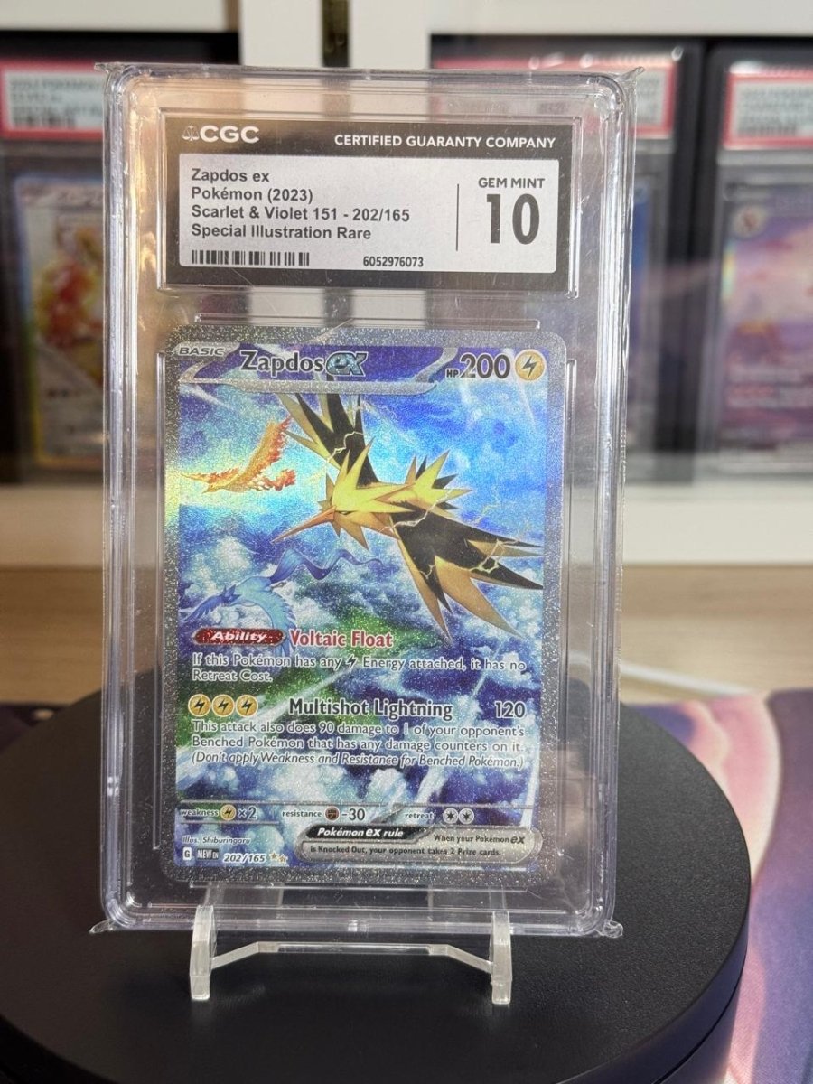 2023 POKEMON MEW EN - 151 202 ZAPDOS EX SPECIAL ILLUSTRATION RARE - CGC GEM MINT 10 by Poké Dubai on MYNTED