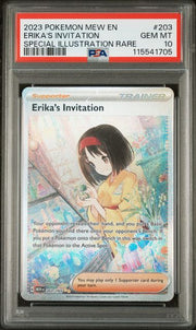 2023 POKEMON MEW EN - 151 203 ERIKA'S INVITATION SPECIAL ILLUSTRATION RARE - PSA GEM MINT 10 by Poké Dubai on MYNTED