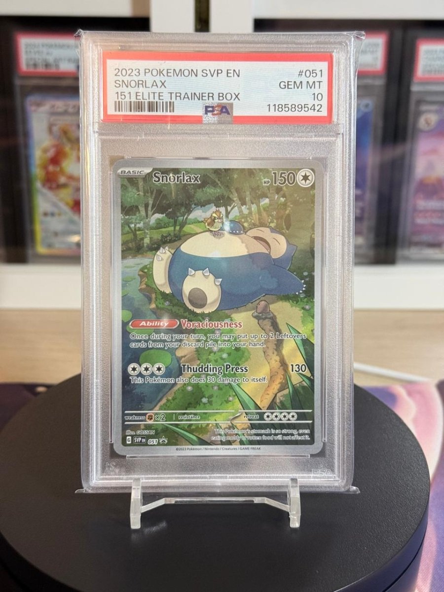 2023 POKEMON SVP EN - SV BLACK STAR PROMO 051 SNORLAX 151 ELITE TRAINER BOX - PSA GEM MT 10 by Poké Dubai on MYNTED