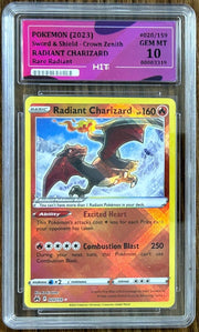 2023 RADIANT CHARIZARD - Rare Radiant 020/159 (HIT Grade 10) by MEGA on MYNTED