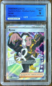 2023 RYME - Ultra Rare 221/197 (HIT Grade 9) by MEGA on MYNTED