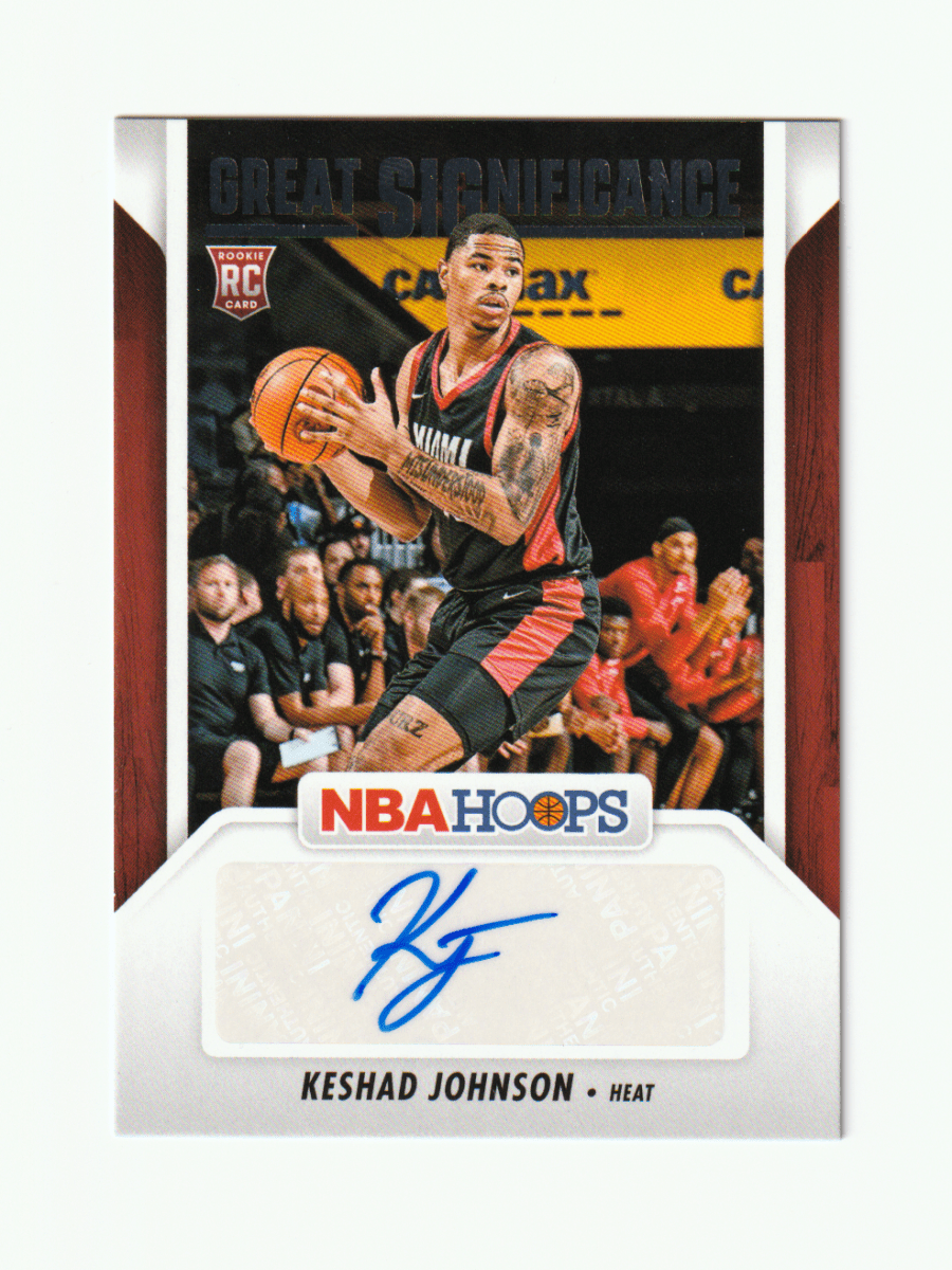2024 - 25 HOOPS MATT KESHAD JOHNSON SIGNIFICANCE ROOKIE AUTO by Fabio’s Black Box on MYNTED