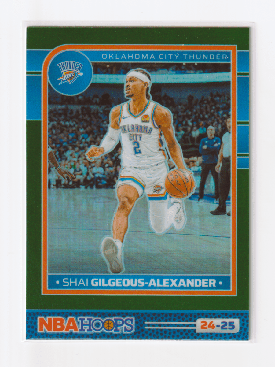 2024 - 25 NBA HOOPS SHAI GILGEOUS - ALEXANDER PREMIUM GREEN by Fabio’s Black Box on MYNTED