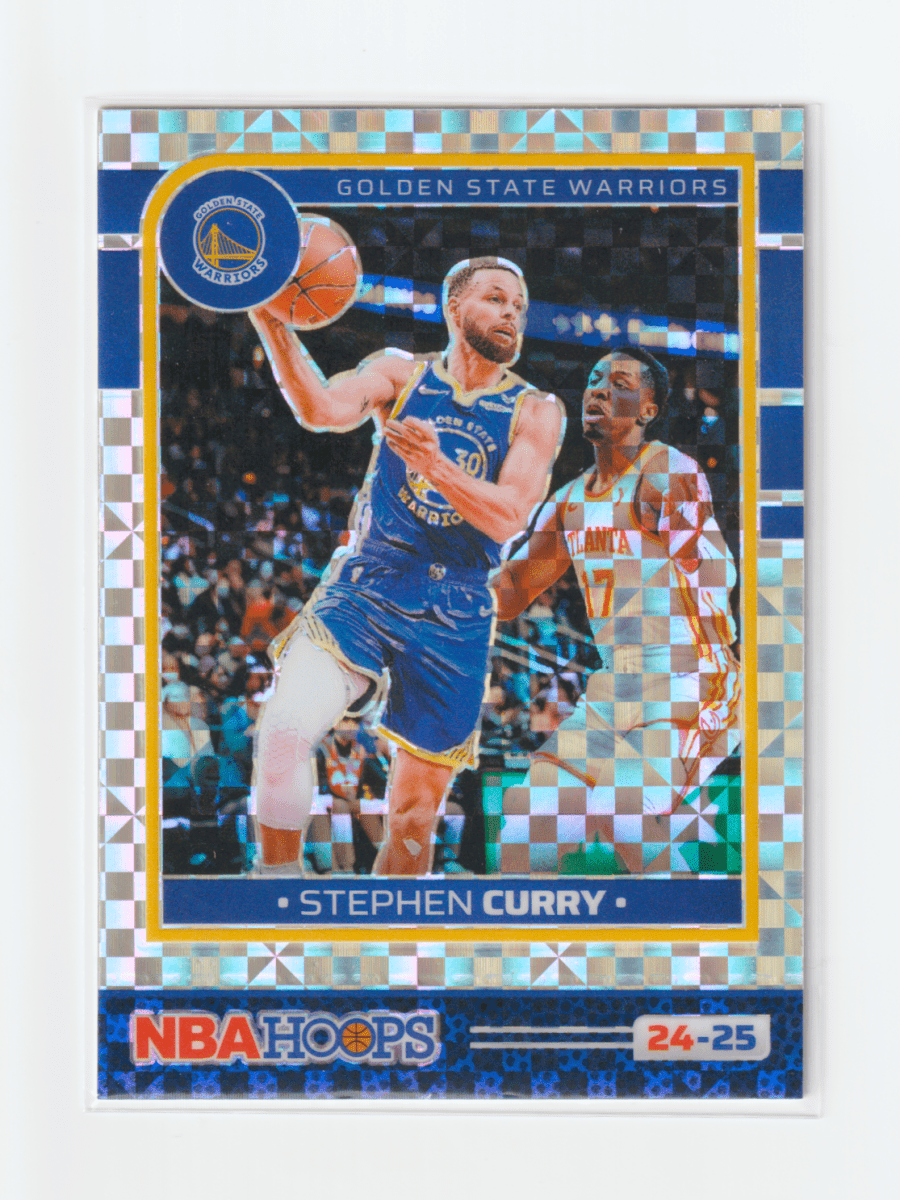 2024 - 25 NBA HOOPS STEPHEN CURRY PREMIUM STOCK CHECKERBOARD CASE HIT by Fabio’s Black Box on MYNTED