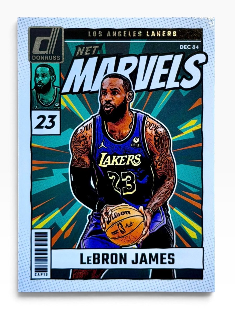 2024-25 Panini Donruss LeBron James Net Marvels by Fabio’s Black Box on MYNTED