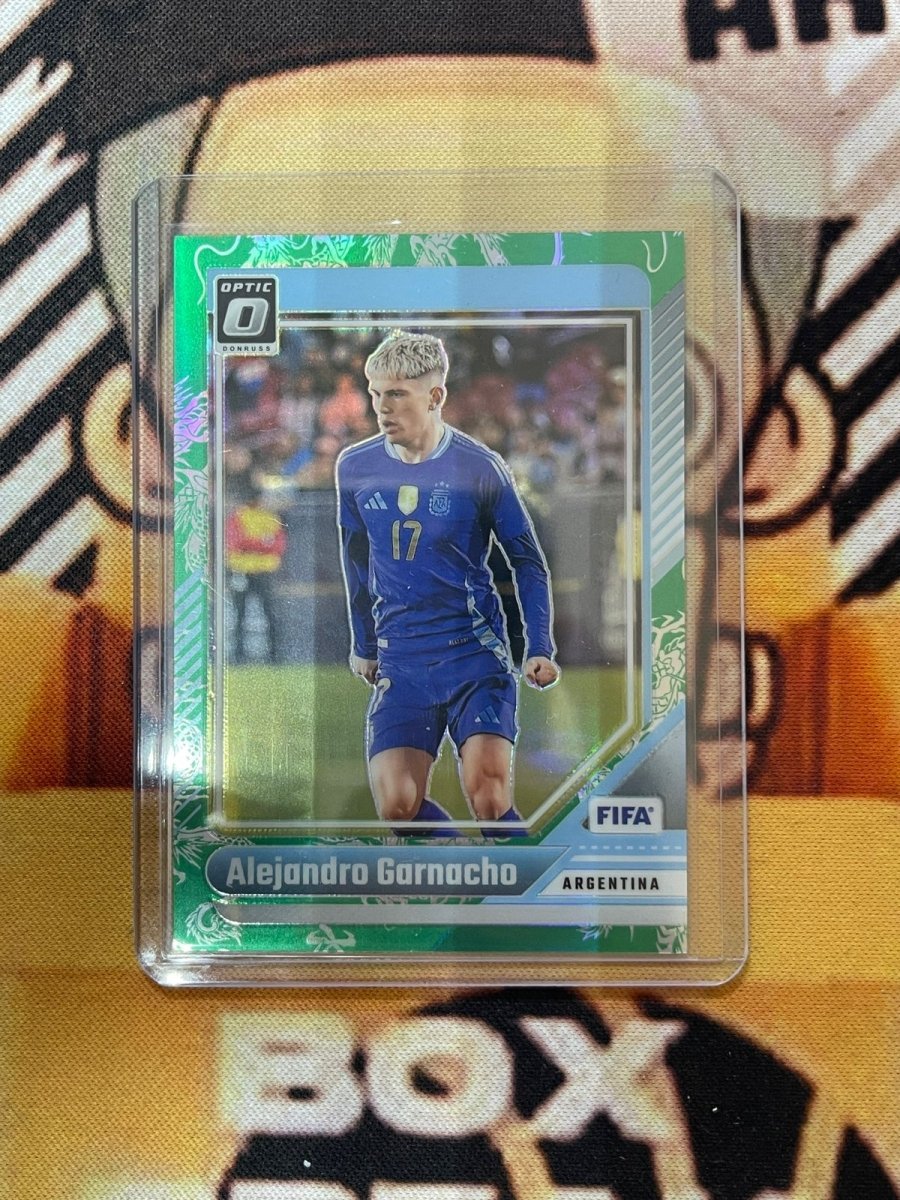2024 - 25 Panini Donruss Optic FIFA - Alejandro Garnacho Dragon Parallel /9 by Card Market Ahuy on MYNTED