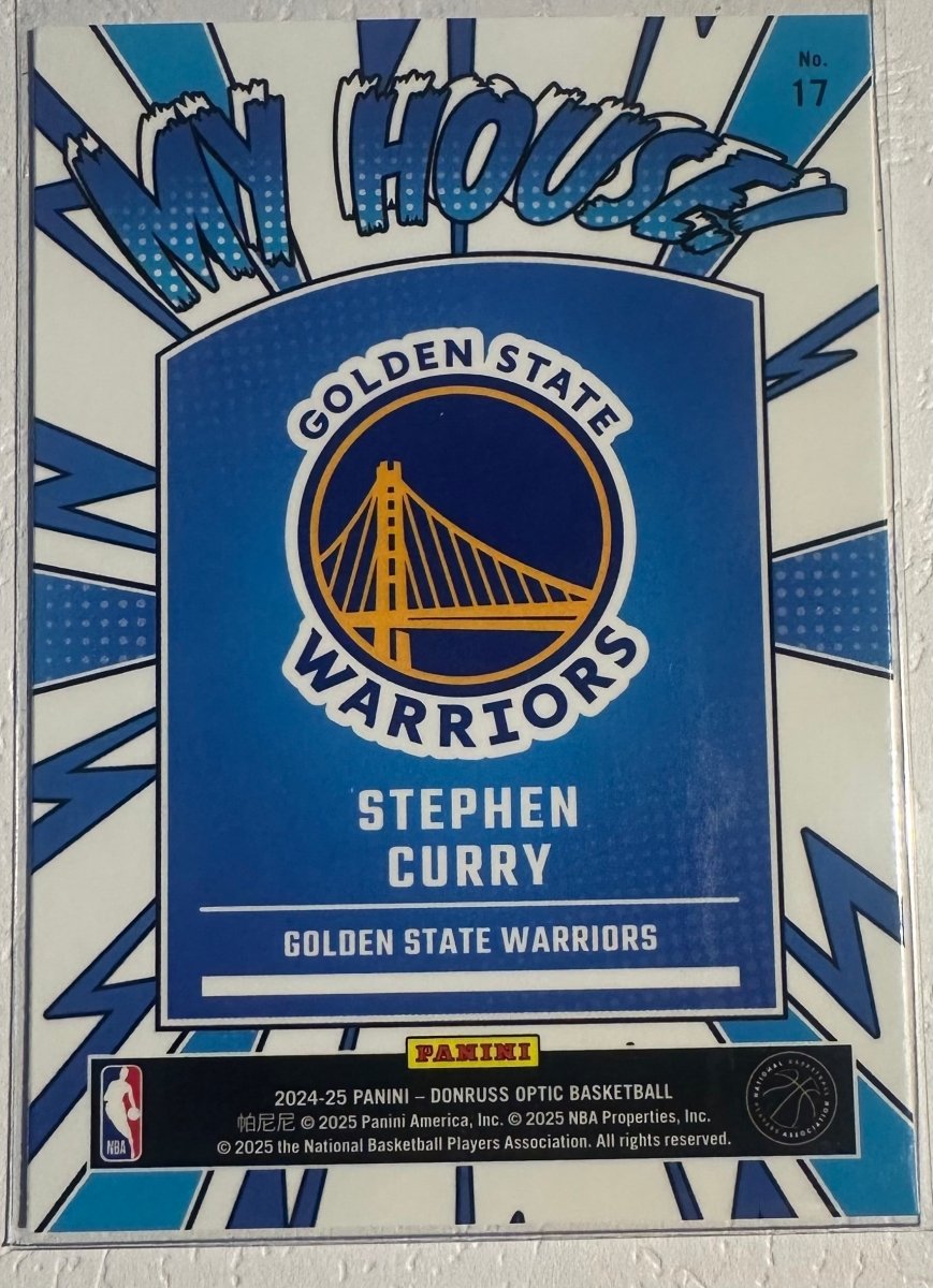 2024 - 25 Panini Donruss Optic - My House Stephen Curry 17 by Coolectibles on MYNTED