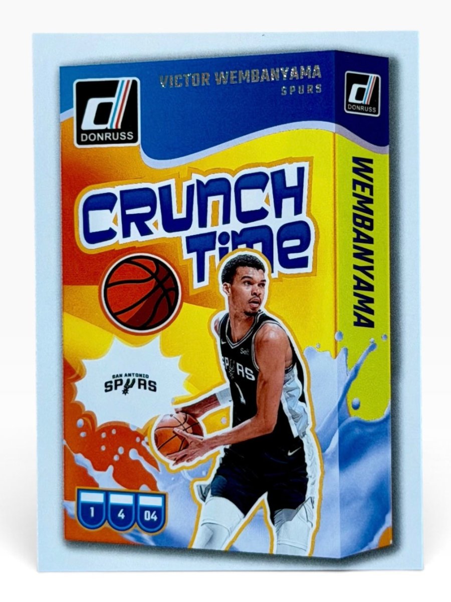 2024-25 Panini Donruss Victor Wembanyama Crunch Time by Fabio’s Black Box on MYNTED