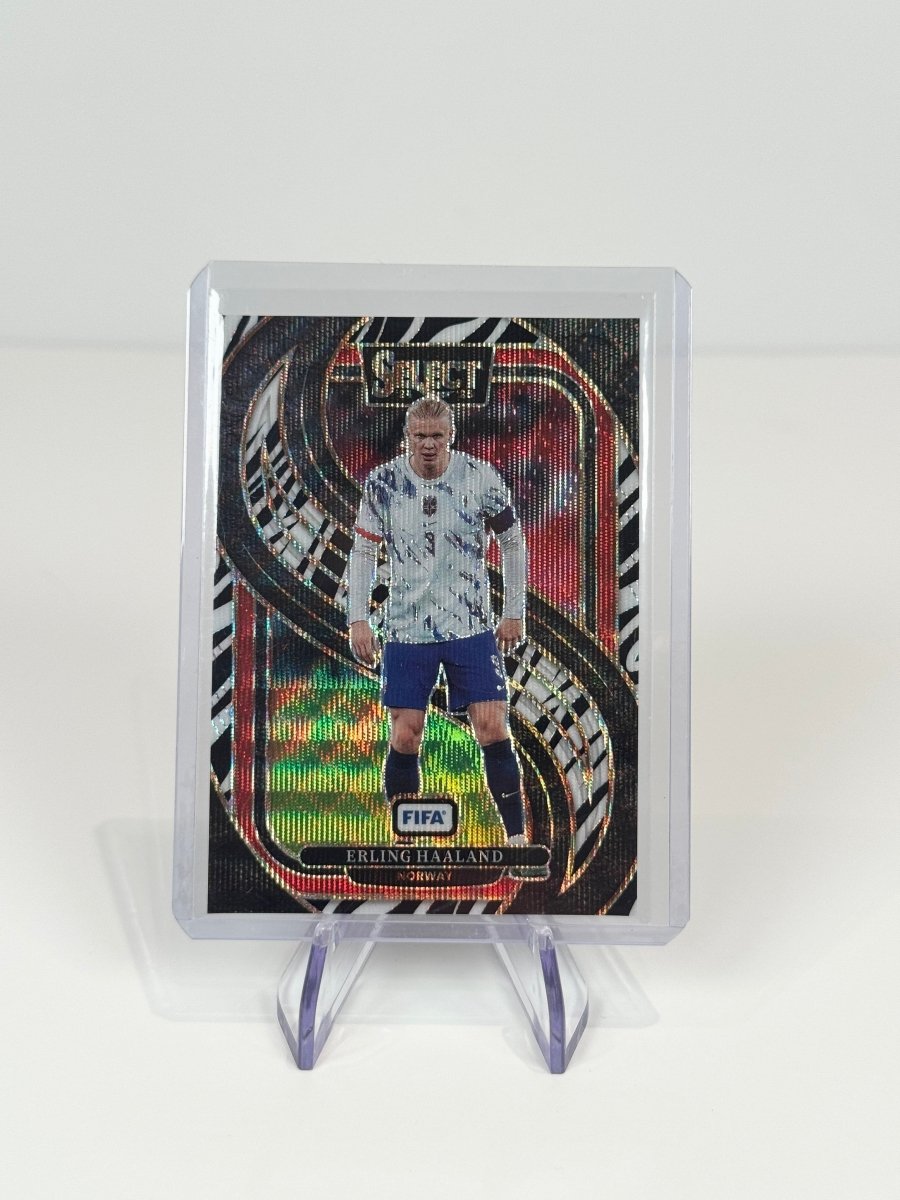 2024 - 25 Panini FIFA Select Erling Haaland Mezzanine Zebra 183 by Better Call Sal on MYNTED