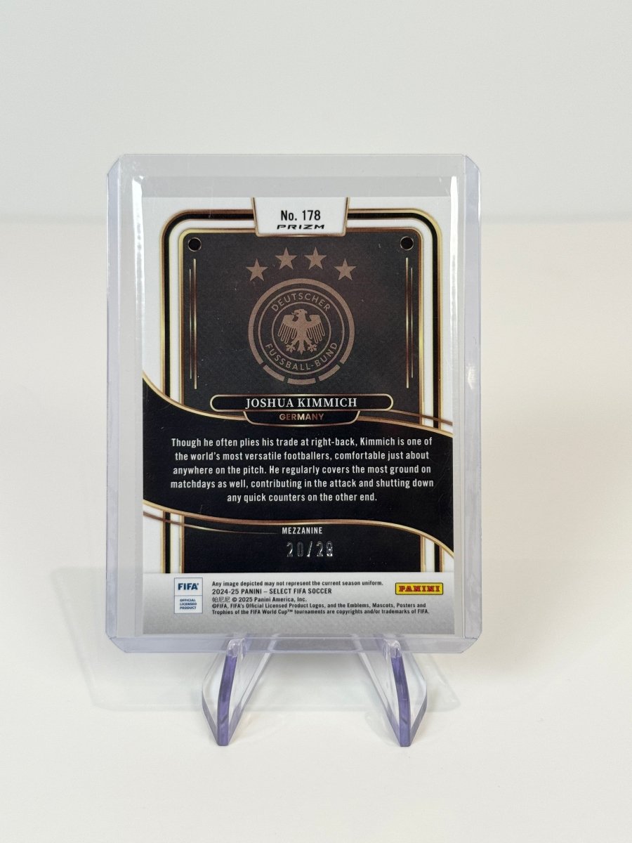 2024 - 25 Panini FIFA Select Joshua Kimmich Mezzanine Jade Dragon Scale /28 178 by Better Call Sal on MYNTED