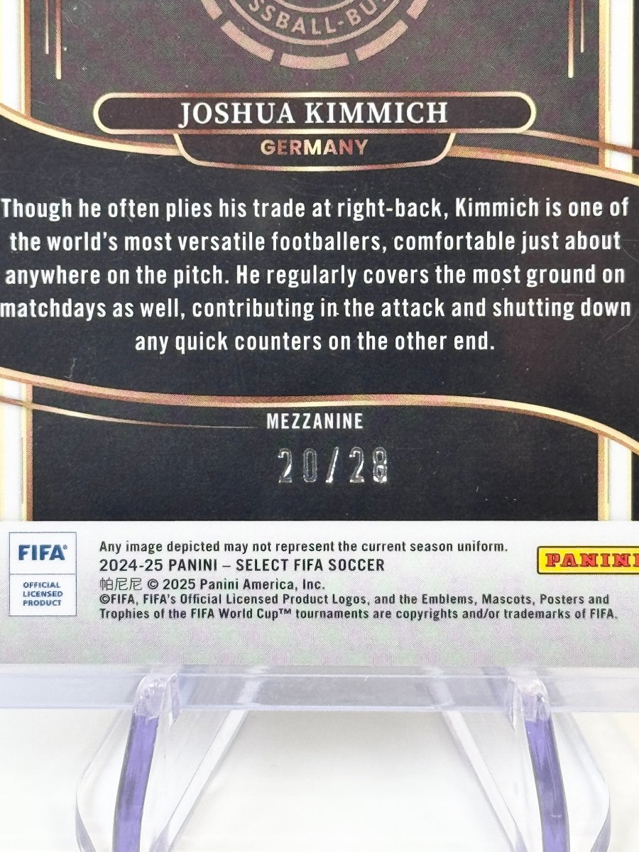 2024 - 25 Panini FIFA Select Joshua Kimmich Mezzanine Jade Dragon Scale /28 178 by Better Call Sal on MYNTED