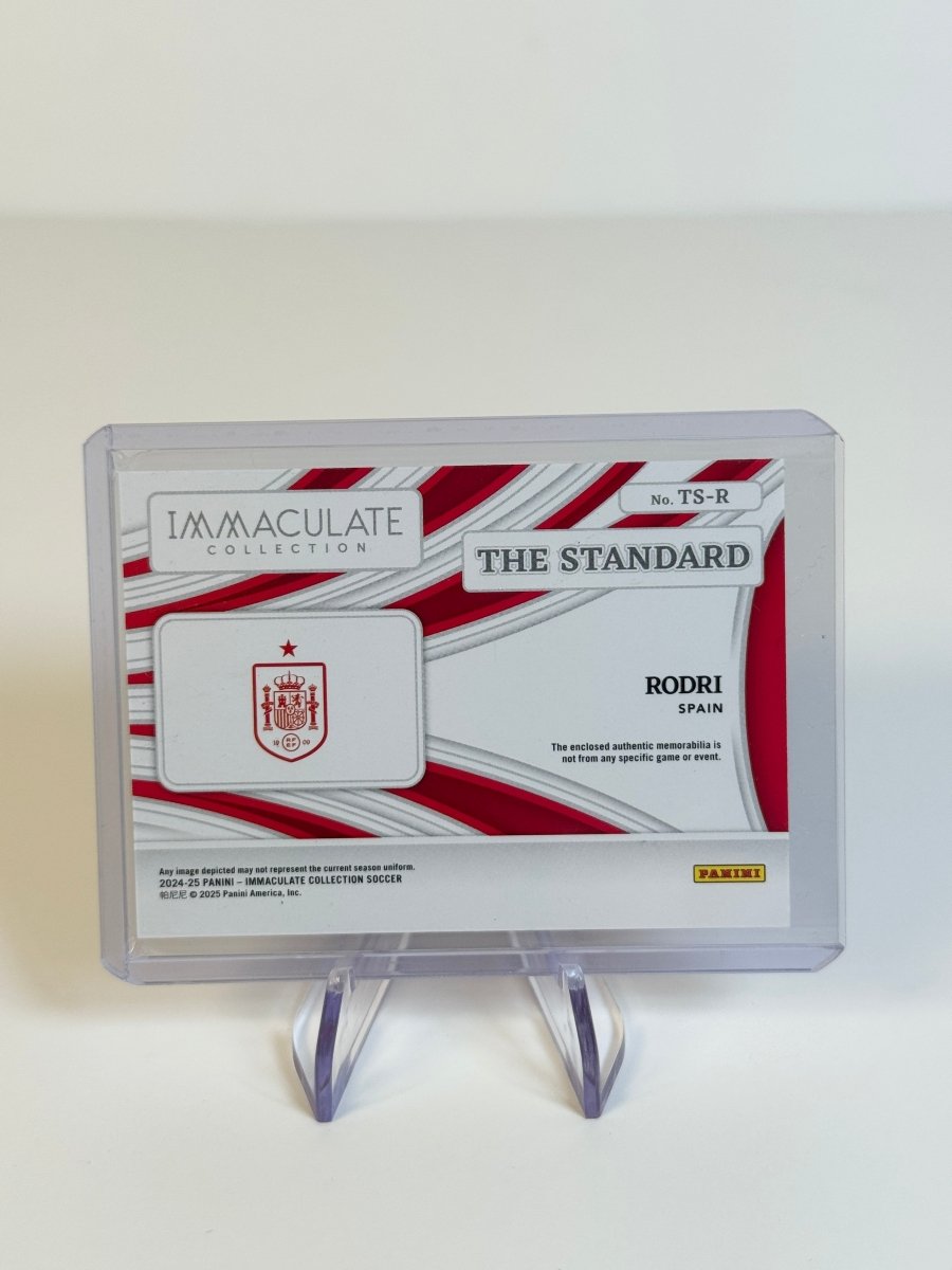 2024 - 25 Panini Immaculate Collection Rodri The Standard Patch /75 TS - R by Better Call Sal on MYNTED