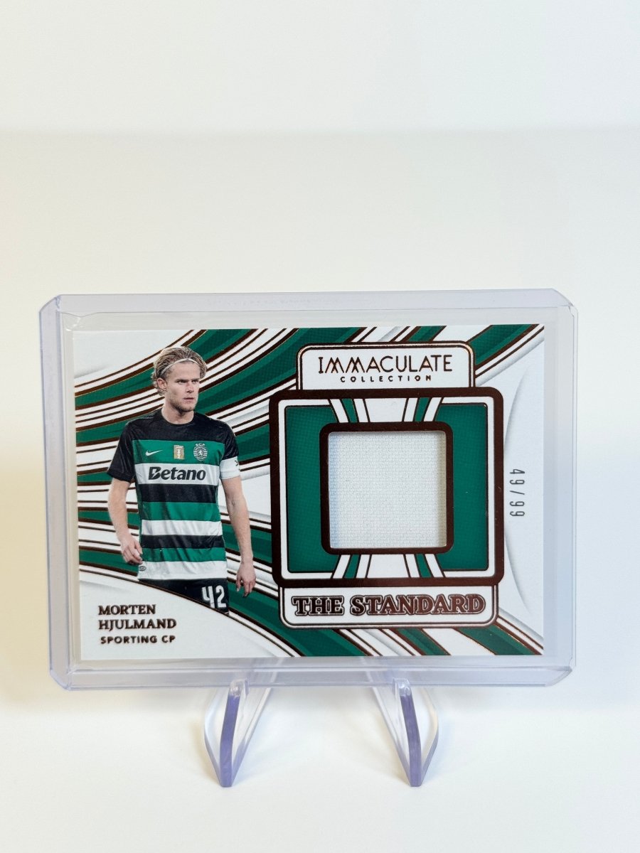 2024 - 25 Panini Immaculate Morten Hjulmand The Standard Jersey Patch /99 TS - MH Sporting by Better Call Sal on MYNTED