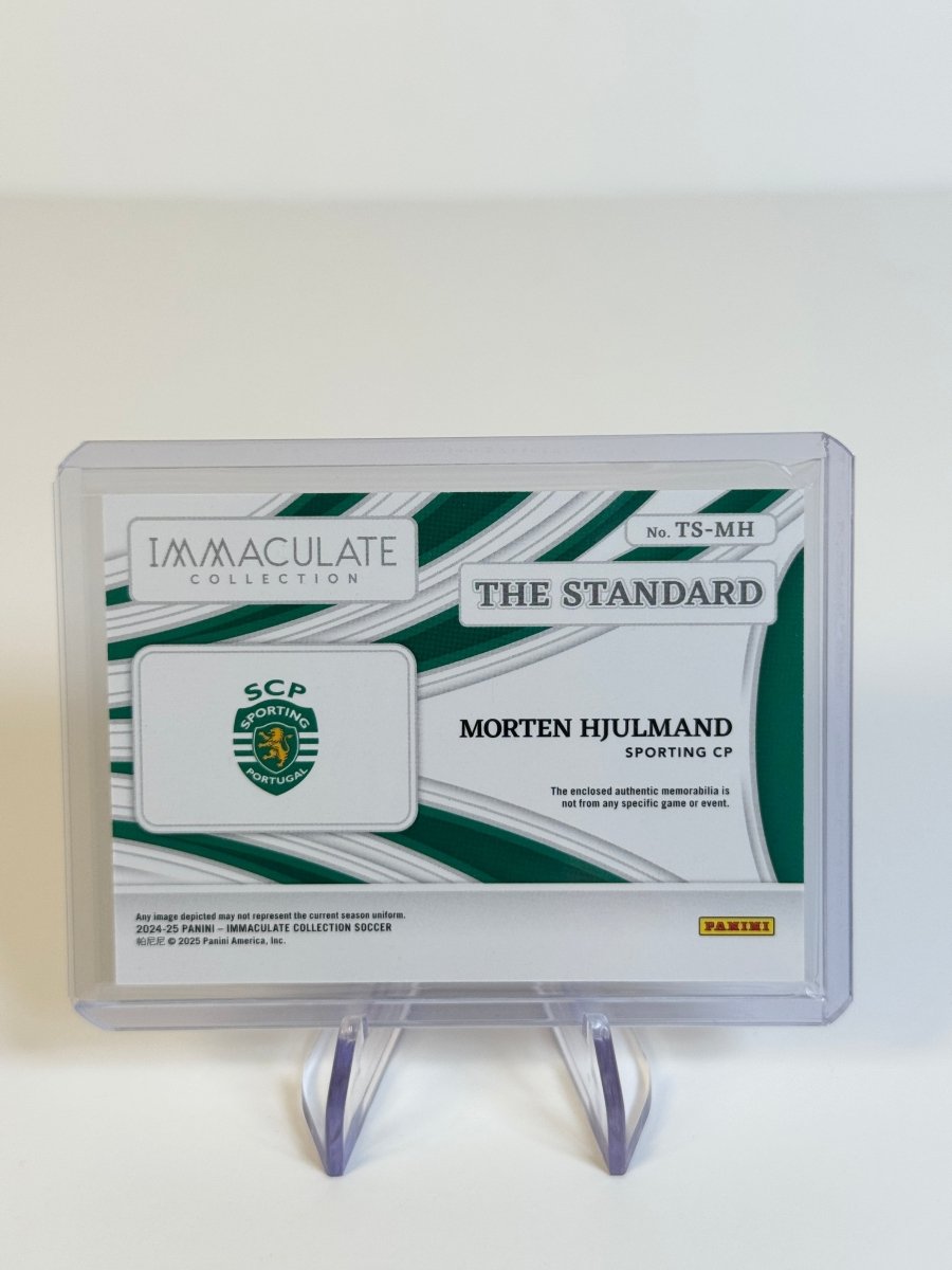 2024 - 25 Panini Immaculate Morten Hjulmand The Standard Jersey Patch /99 TS - MH Sporting by Better Call Sal on MYNTED