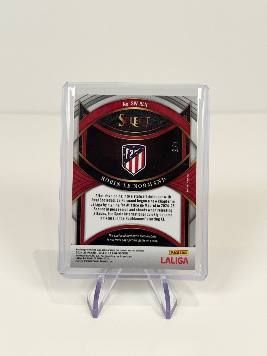 2024 - 25 Panini La Liga Select Robin Le Normand Green Prizm /5 Swatches SW - RLN by Better Call Sal on MYNTED