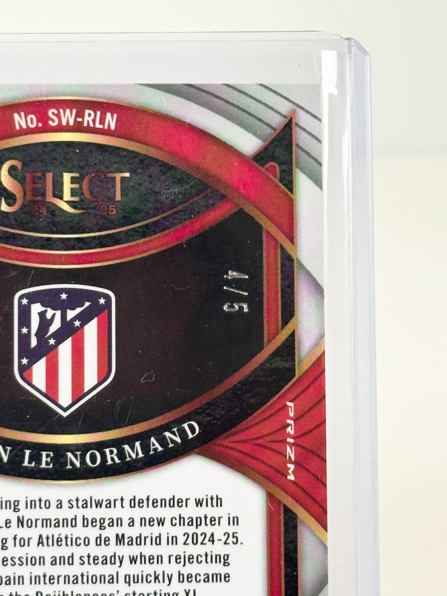 2024 - 25 Panini La Liga Select Robin Le Normand Green Prizm /5 Swatches SW - RLN by Better Call Sal on MYNTED