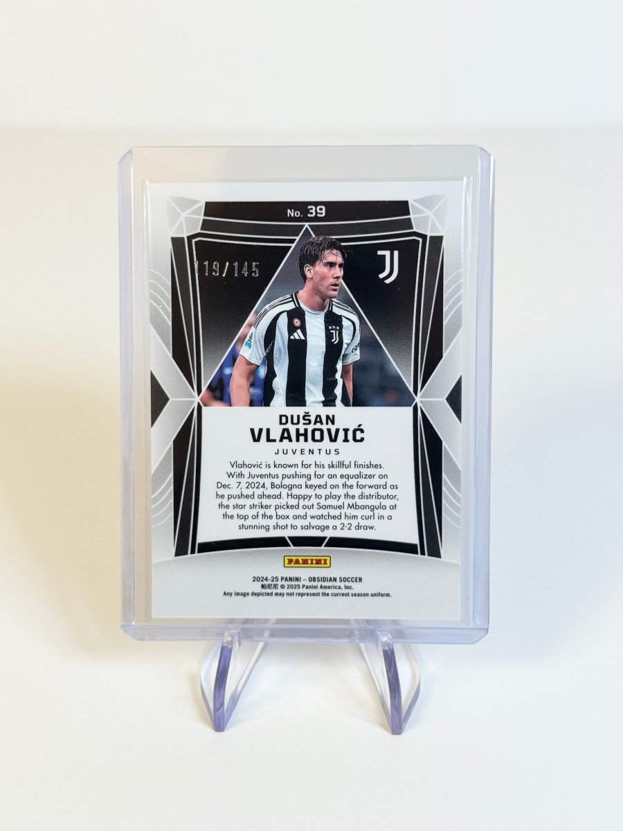 2024 - 25 Panini Obsidian Dusan Vlahovic /145 Juventus 39 by Better Call Sal on MYNTED