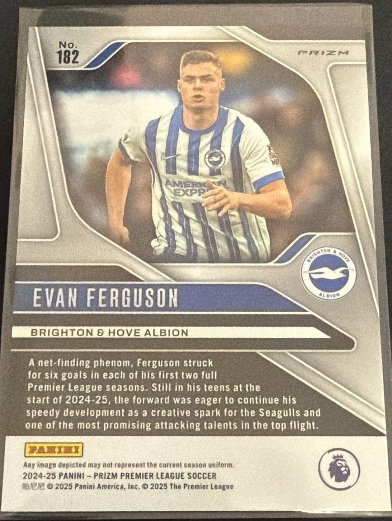 2024-25 Panini Prizm Premier League Evan Ferguson 182 Choice by House Of Cards on MYNTED
