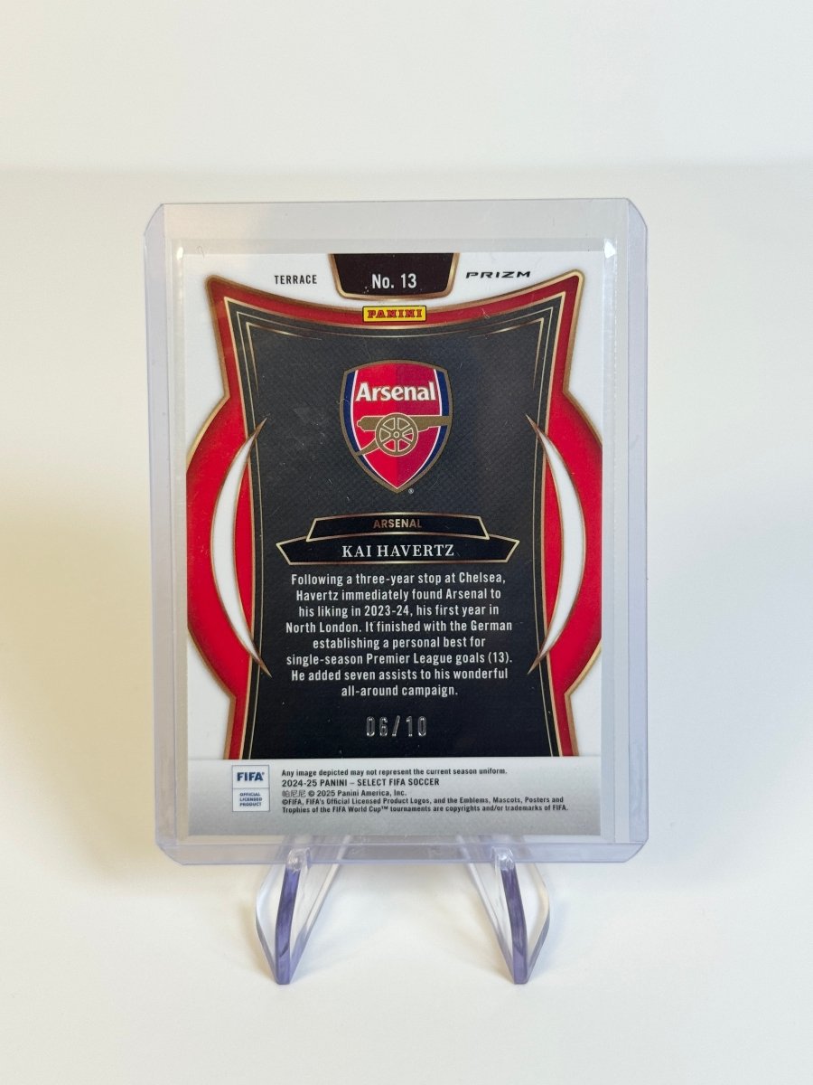 2024 - 25 Panini Select FIFA Kai Havertz Gold Wave Terrace /10 13 Arsenal by Better Call Sal on MYNTED