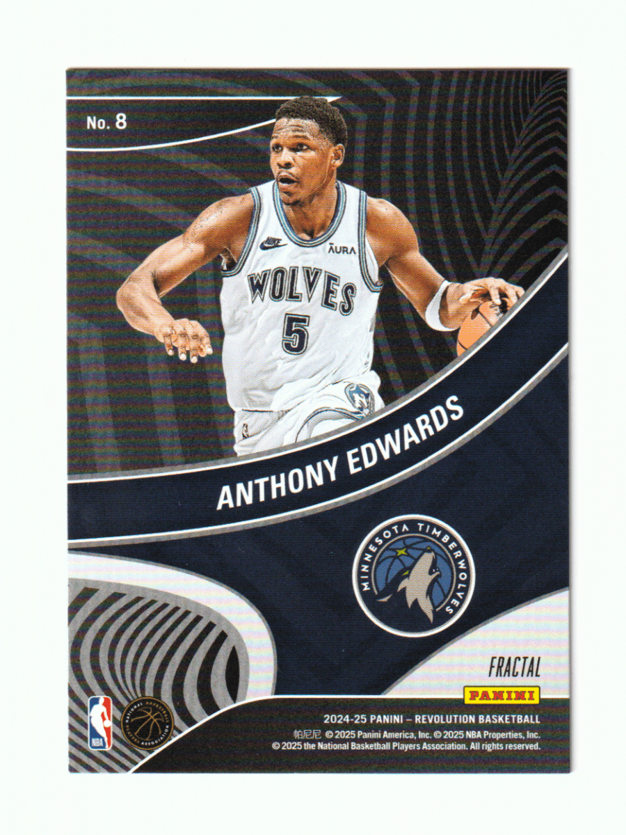 2024 - 25 REVOLUTION ANTHONY EDWARDS SHOWSTOPPERS FRACTAL by Fabio’s Black Box on MYNTED