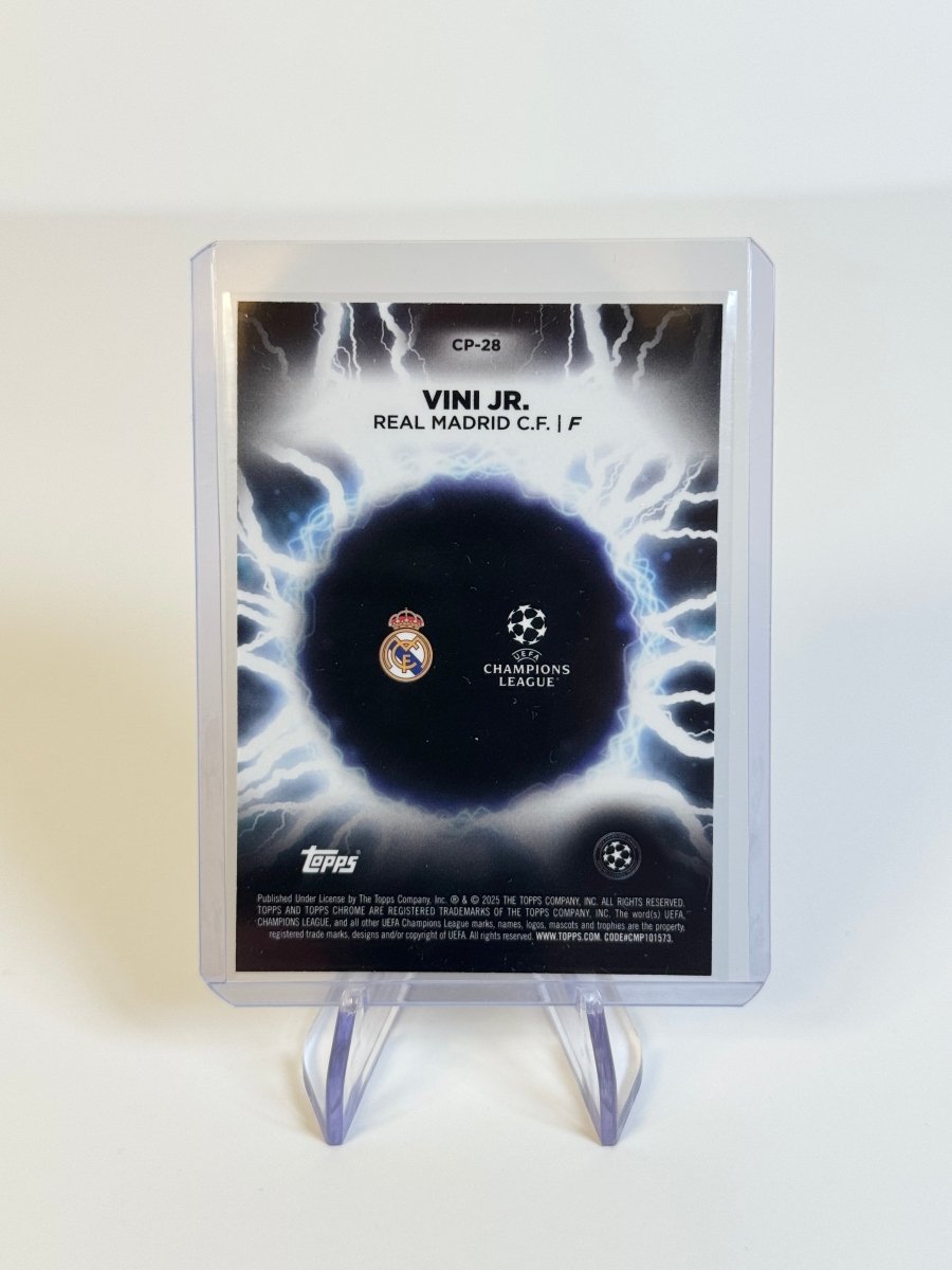 2024 - 25 Topps Chrome UCC Vini Jr. Circle of Power CP - 28 Real Madrid by Better Call Sal on MYNTED