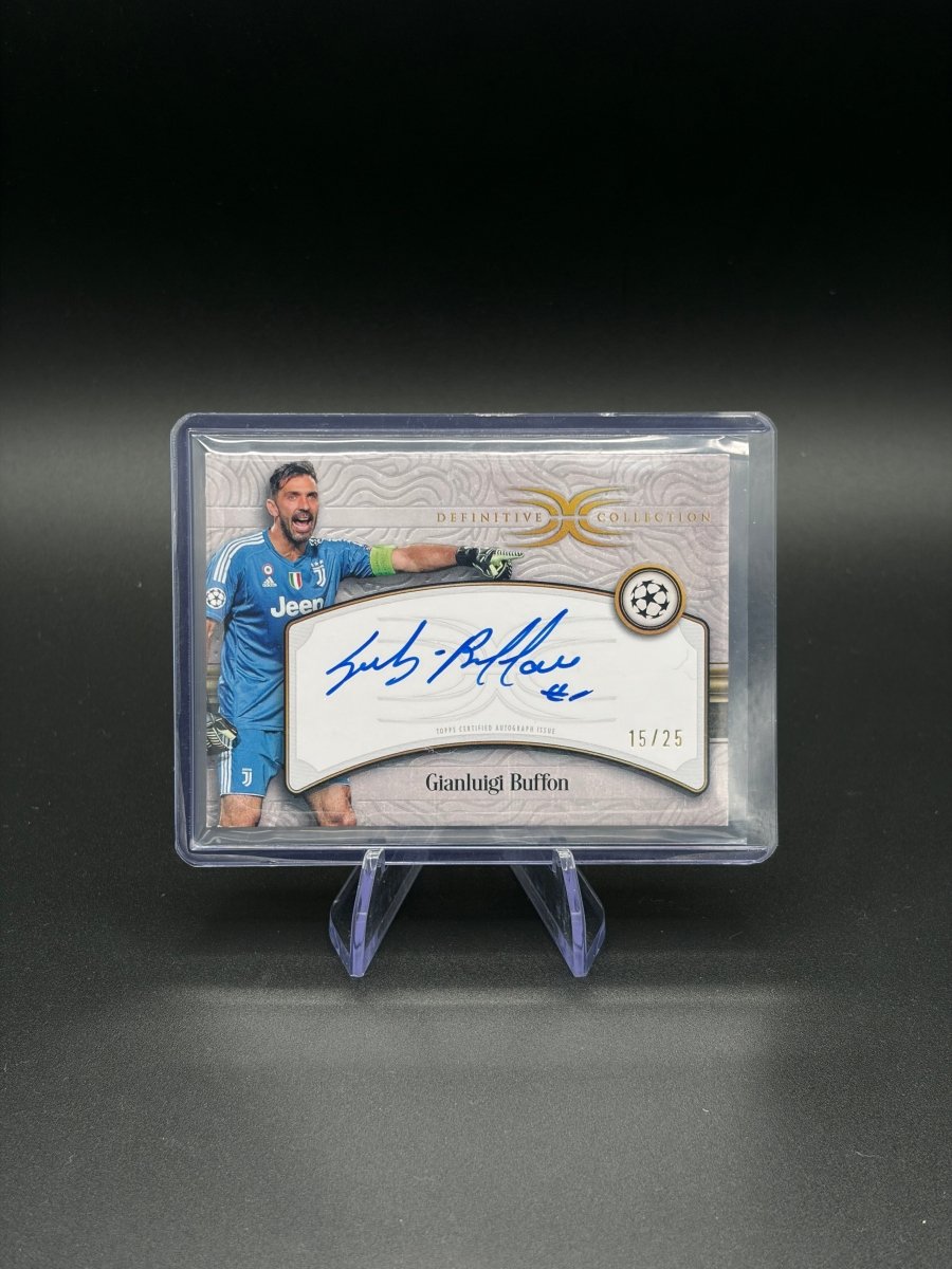 2024-25 Topps Definitive UEFA Gianluigi Buffon Legendary Auto 15/25 LA-BU Juventus by Better Call Sal on MYNTED