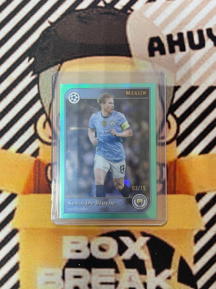 2024 - 25 Topps Merlin UEFA - Kevin De Bruyne /75 by Card Market Ahuy on MYNTED