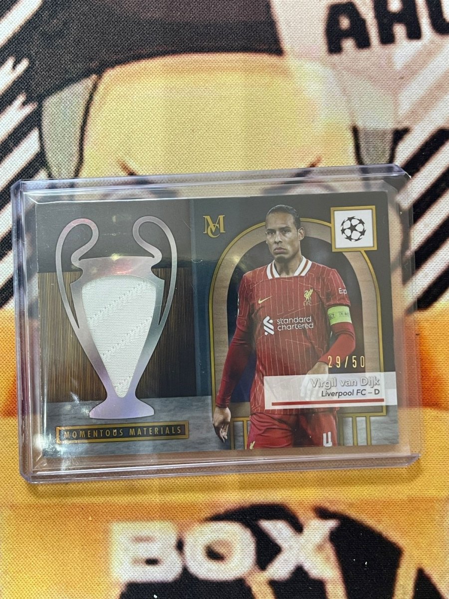 2024 - 25 Topps Museum UEFA - Virgil van Dijk Momentous Materials /50 by Card Market Ahuy on MYNTED
