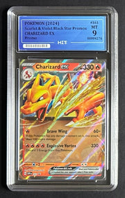 2024 CHARIZARD EX - Promo 161 (Hit Grade 9) by MEGA on MYNTED