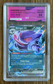 2024 GENGAR EX - Double Rare 104/162 (HIT grade 10) by MEGA on MYNTED