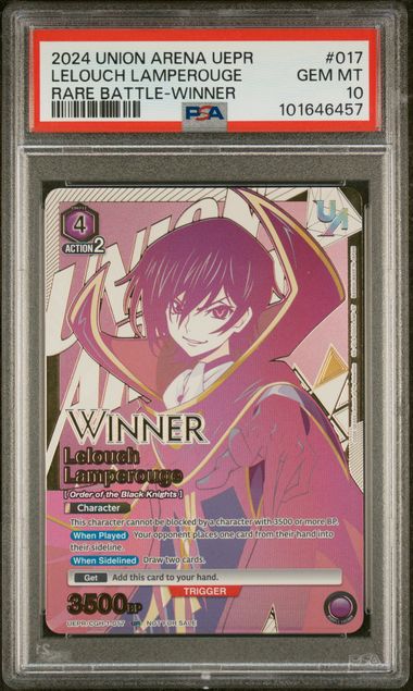2024 Lelouch Lamperouge winner by Luffy Collects on MYNTED