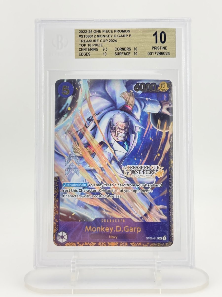 2024 ONE PIECE PROMOS 012 MONKEY D. GARP TREASURE CUP - TOP 16 by ICONTCG on MYNTED