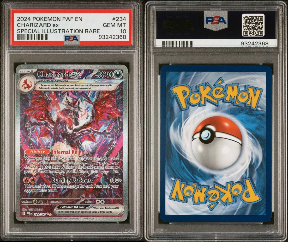 2024 POKEMON PAF EN - PALDEAN FATES SPECIAL ILLUSTRATION RARE CHARIZARD EX PSA 10 by Falconloot on MYNTED