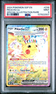 2024 POKEMON SSP EN - SURGING SPARKS 238 PIKACHU EX SPECIAL ILLUSTRATION RARE - PSA 9 by Poké Dubai on MYNTED