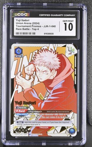2024 Yuji Itadori Top 4 union arena by Luffy Collects on MYNTED