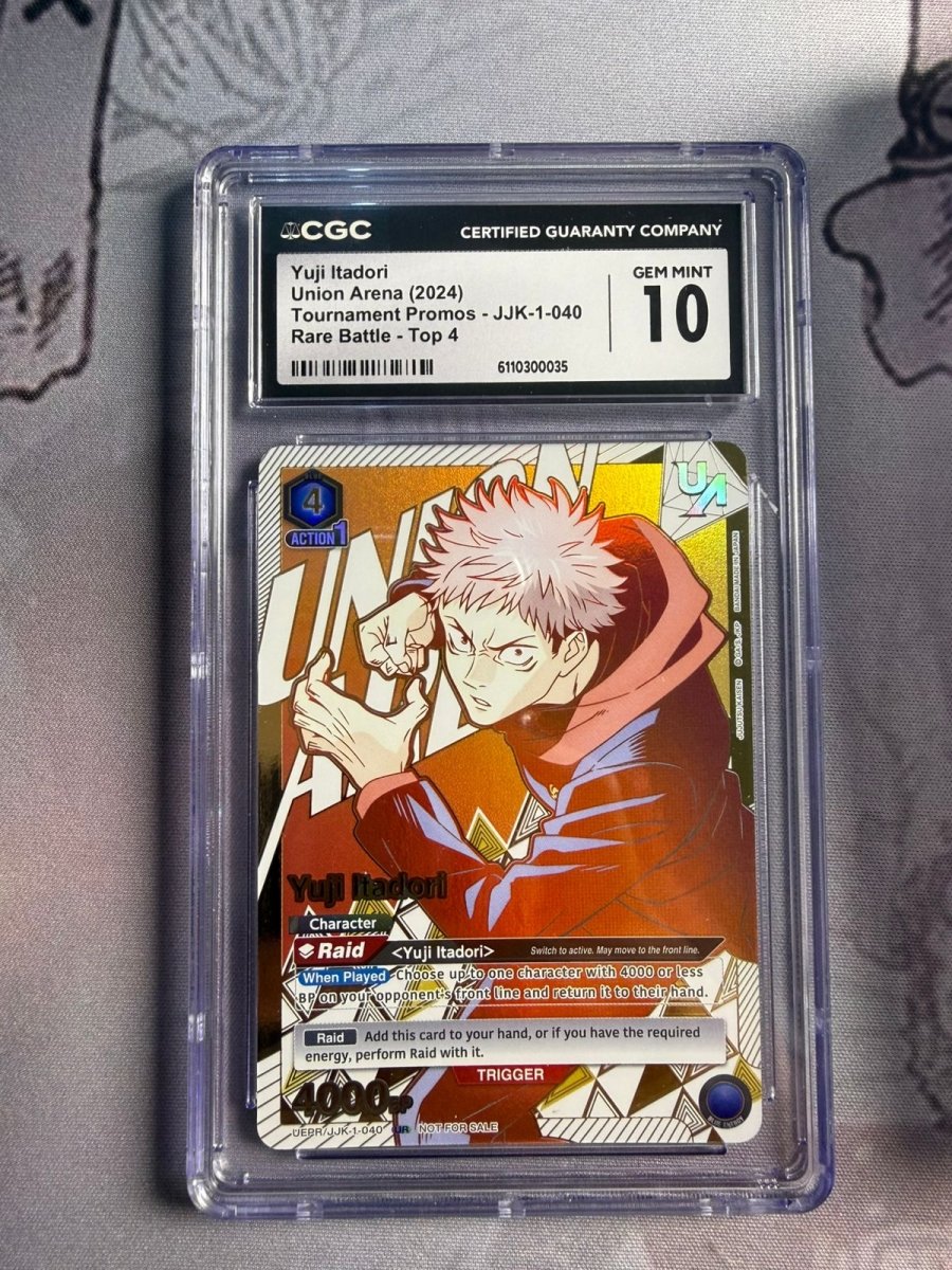 2024 Yuji Itadori Top 4 union arena by Luffy Collects on MYNTED