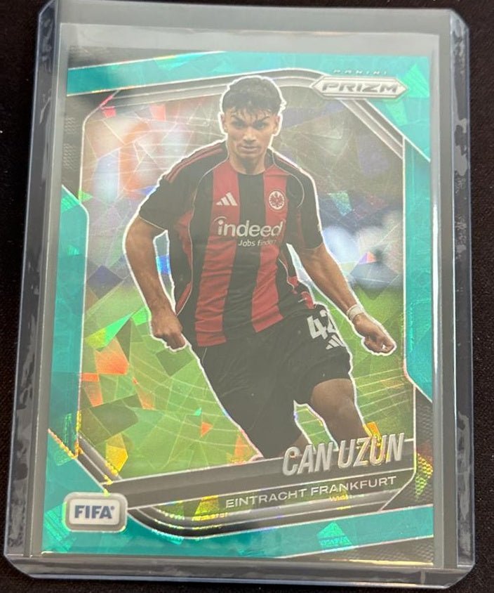 2025-26 Panini Prizm FIFA Can Uzun 299 Teal Ice /99 by House Of Cards on MYNTED