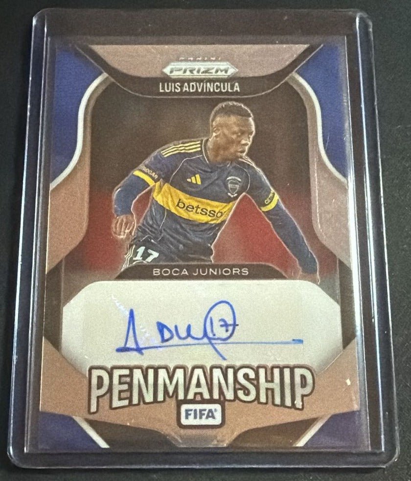 2025-26 Panini Prizm FIFA Luis Advincula P-LA Penmanship by House Of Cards on MYNTED