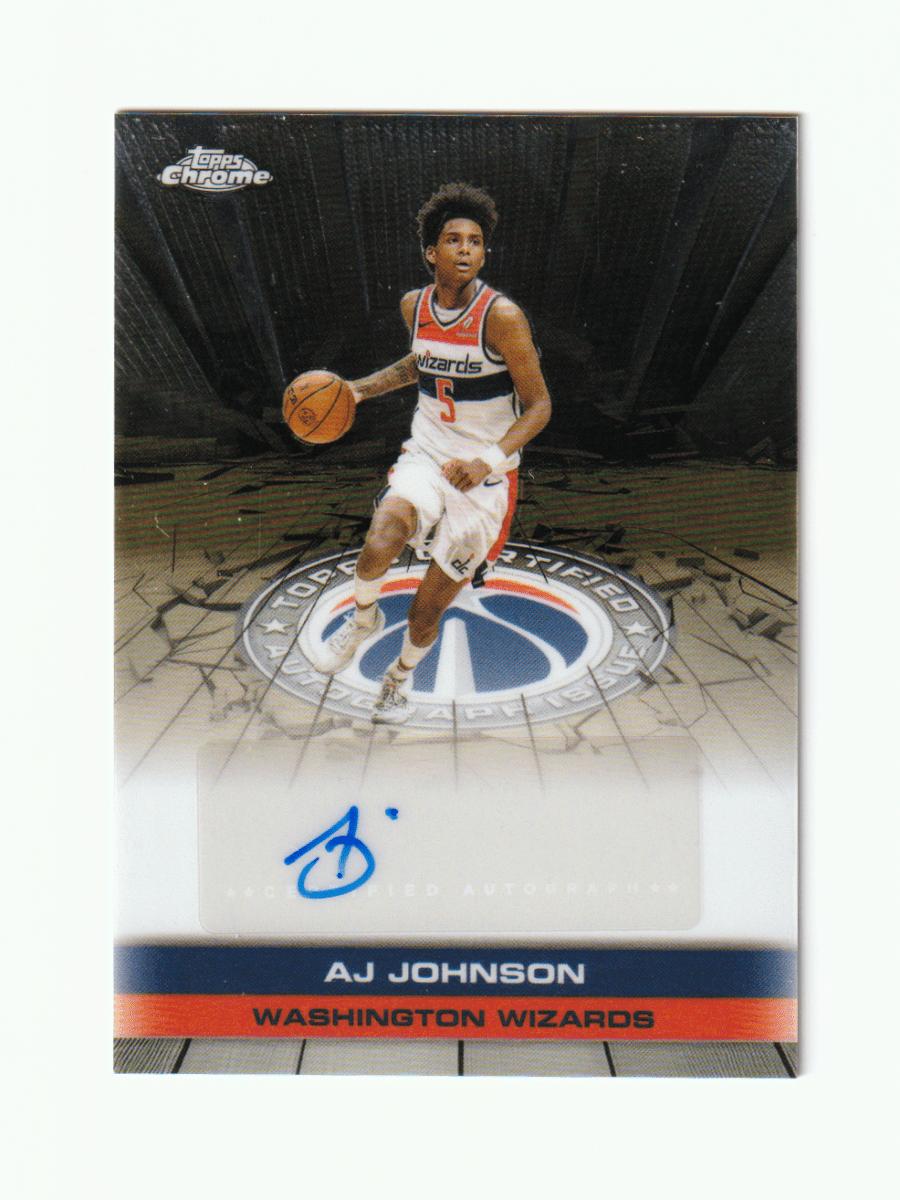 2025 - 26 TOPPS CHROME AJ JOHNSON TOPPS AUTOGRAPH ISSUE by Fabio’s Black Box on MYNTED